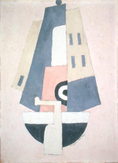 Barca - Scafo Bianco e Nero da Marsden Hartley